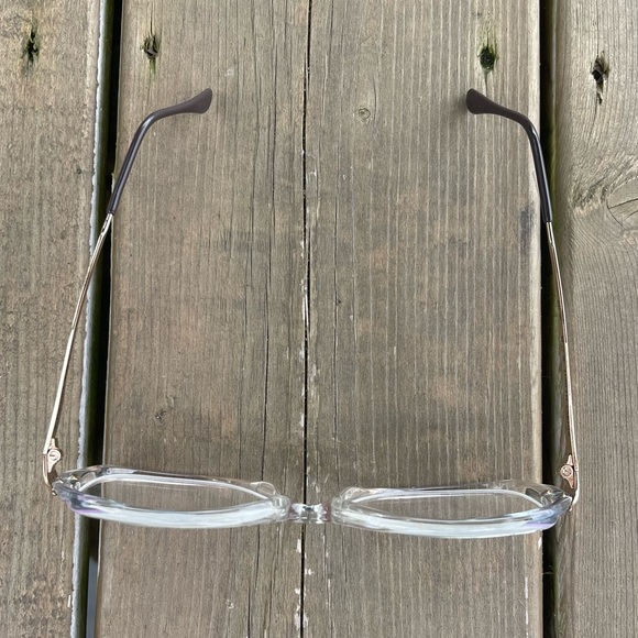 1980s Marcolin Lunette Cartier 531-88 Purple Enamel Rx Glasses Made in Italy - Picture 12 of 15